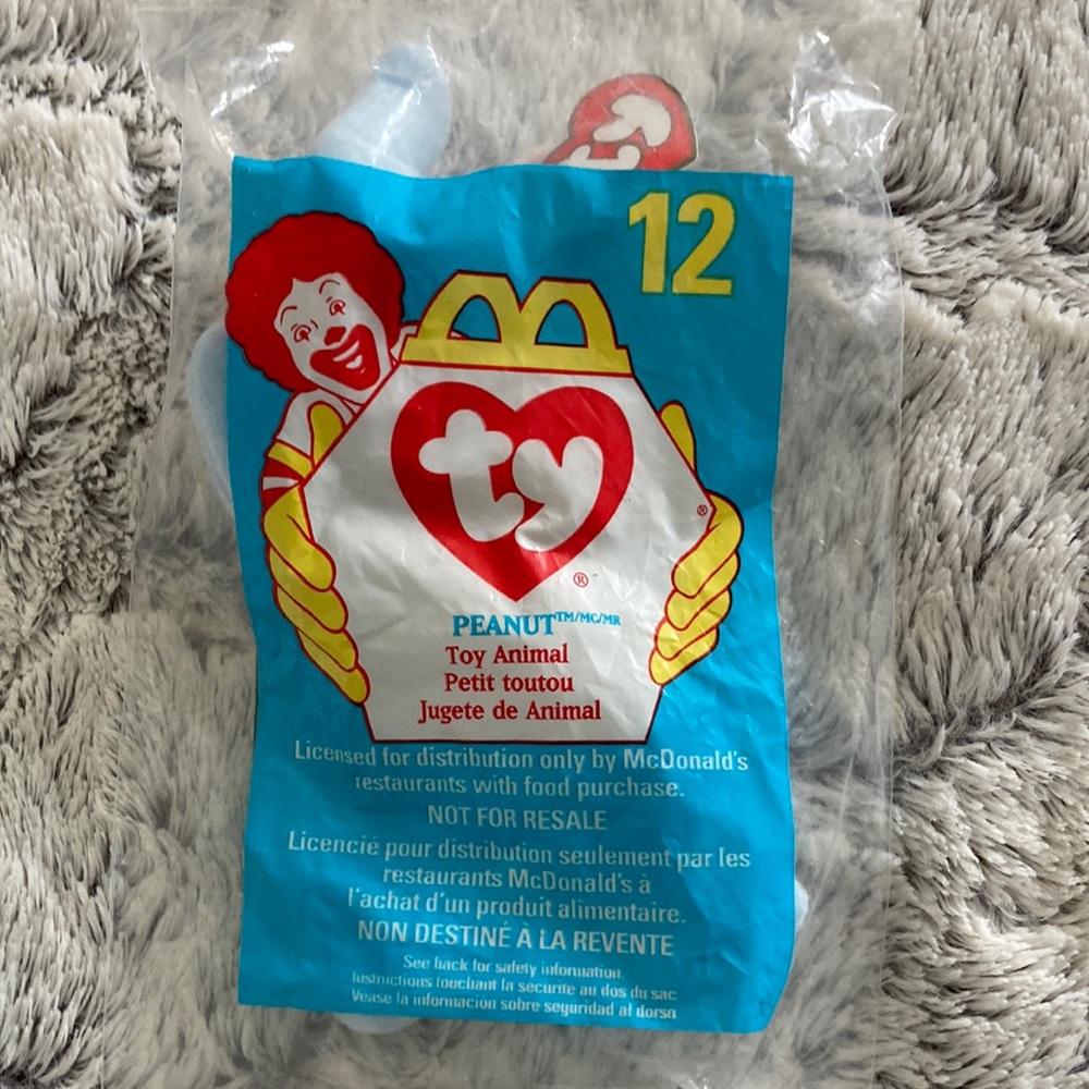 1 Rare Vintage McDonald’s Ty Teenie Beanie Babie